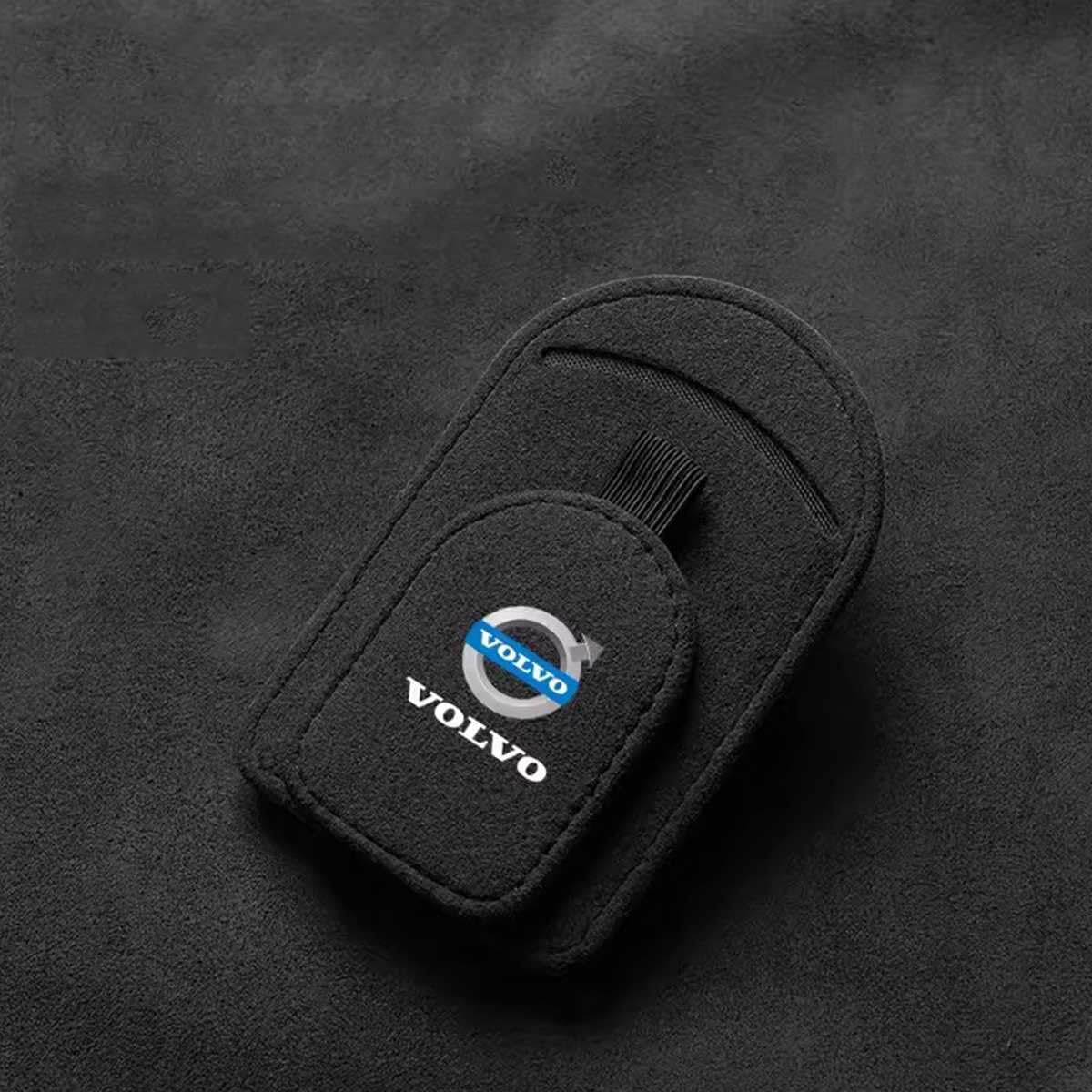 YHSLPL Brillenhalter für Auto für Volvo XC90 XC60 V50 S60 V70 V60 V40 S90, Auto Visier Sonnenbrillen Halterung Magnetische Sonnenbrillenhalter Ticket Clip von YHSLPL