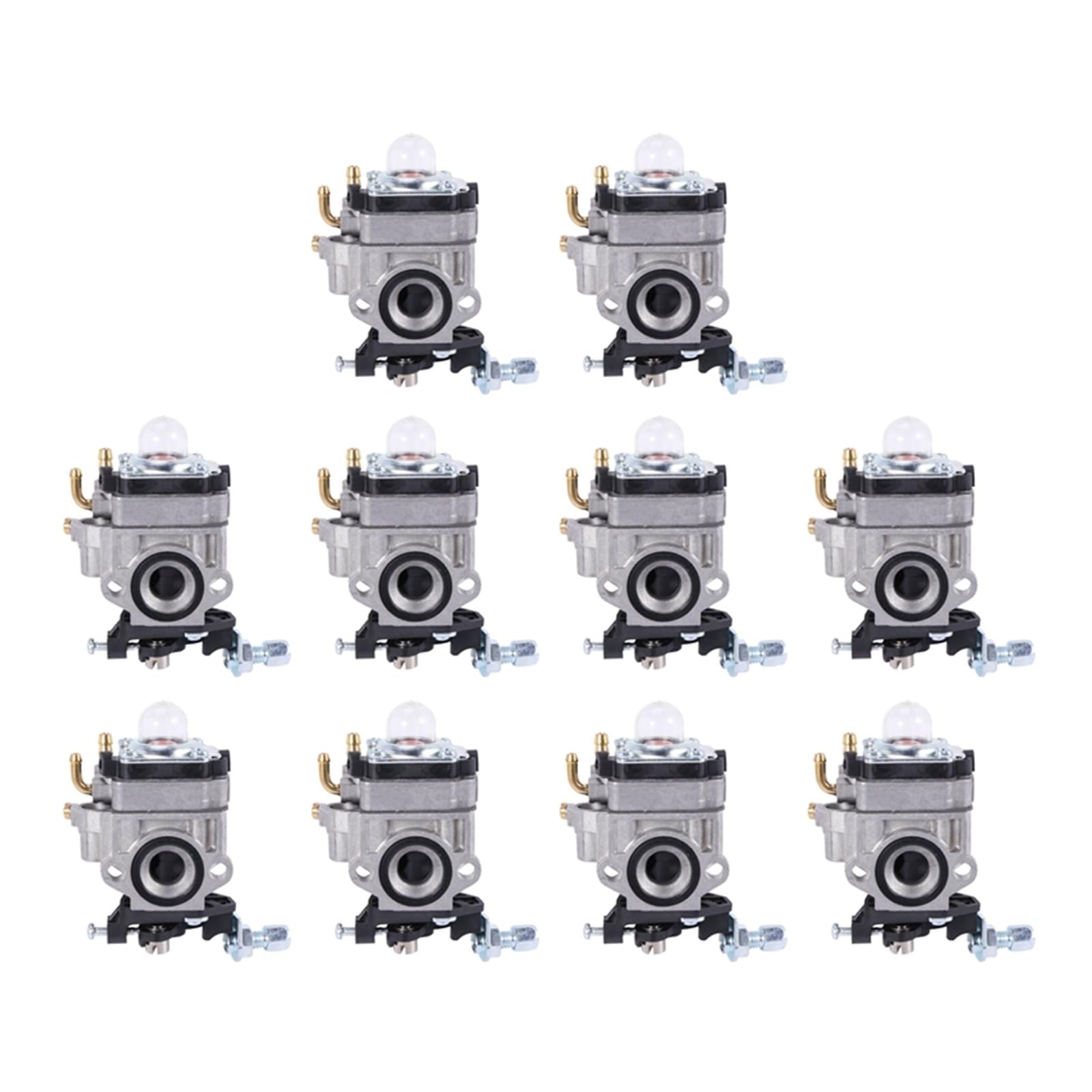 10X Vergaser Carb Kompatibel mit verschiedenen Heckenschere Freischneider Kettensäge 11 mm von YHURALTEX