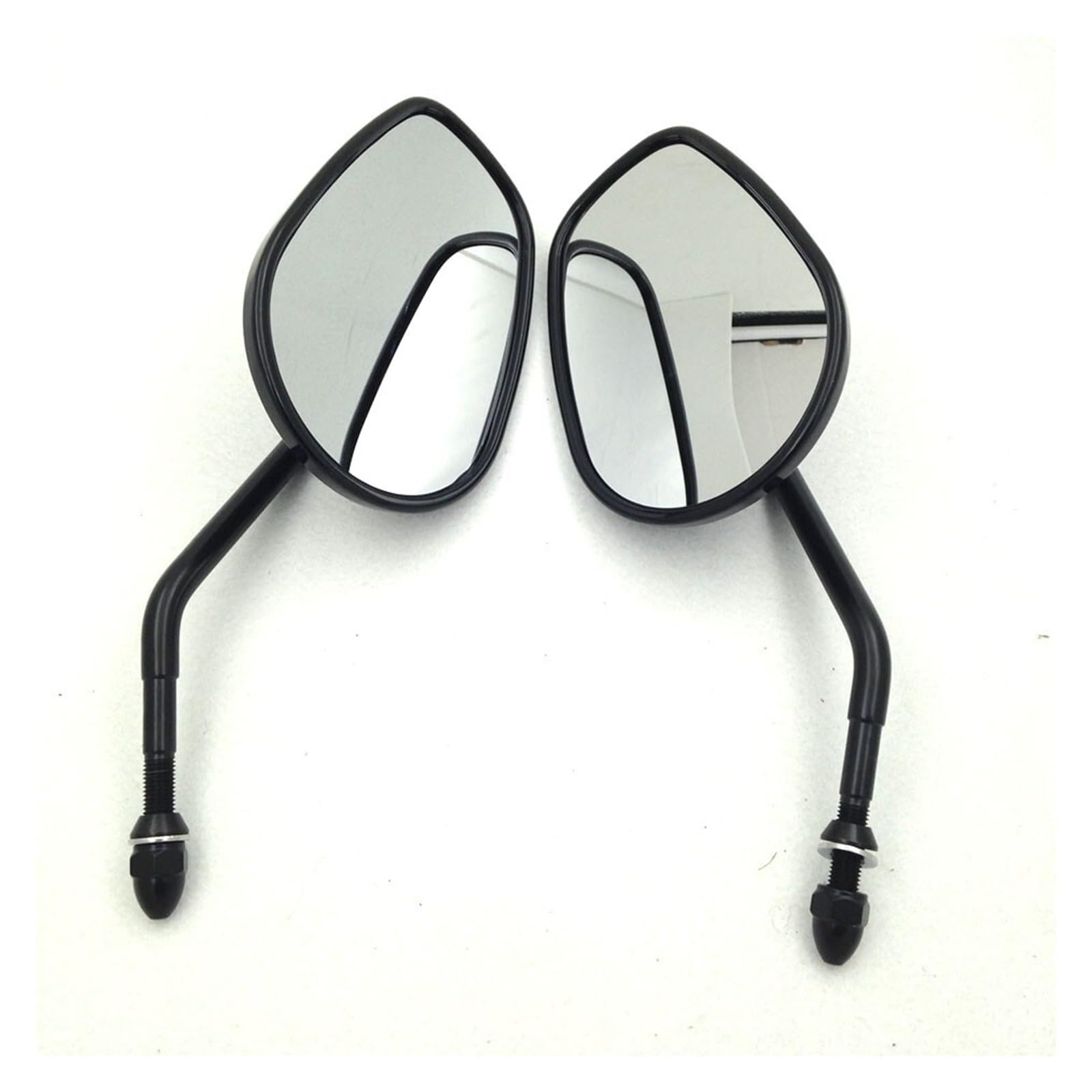 Motorcycle Accessories Custom Black Big Size Mirrors Compatible With 1982-Later Harley Davidson Touring Road King von YHURALTEX