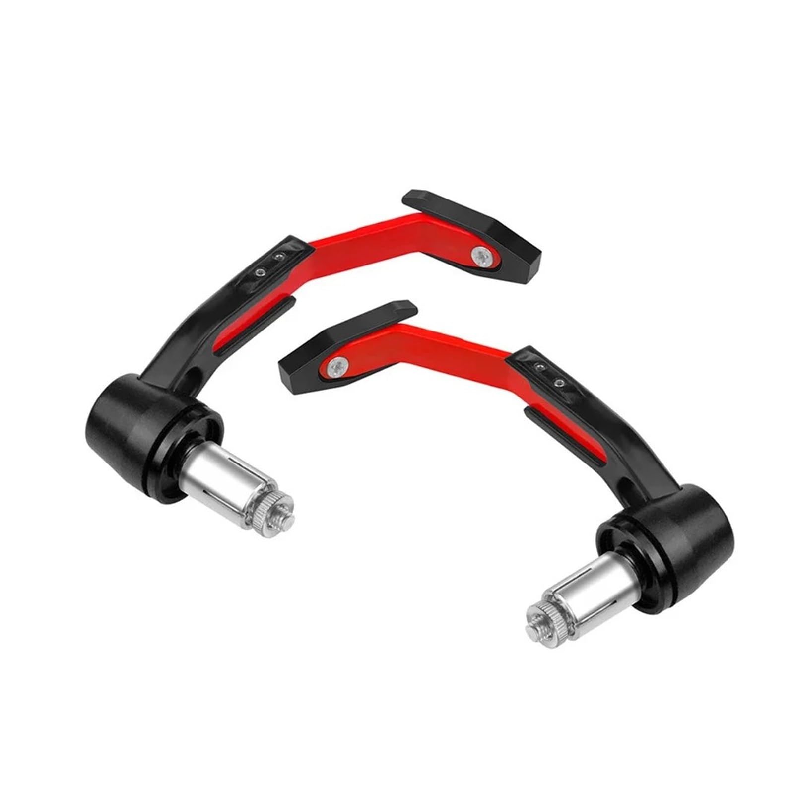 Motorrad Handschützer 2PCS Motorrad Schutz Anti Fall Horn Bremsen Handschutz Bogen Schutz Stange Bremse Kupplung Hebel Schutz Lenker-Handschutz(Red) von YHYFFSS