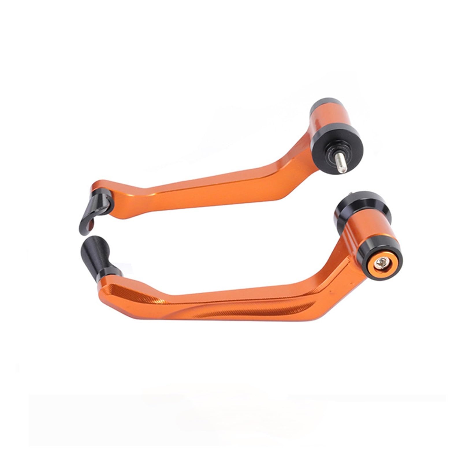 Motorrad Handschützer CNC Aluminium Motorrad Handschutz Fallschutz Handschutz Lenker-Handschutz(Orange) von YHYFFSS