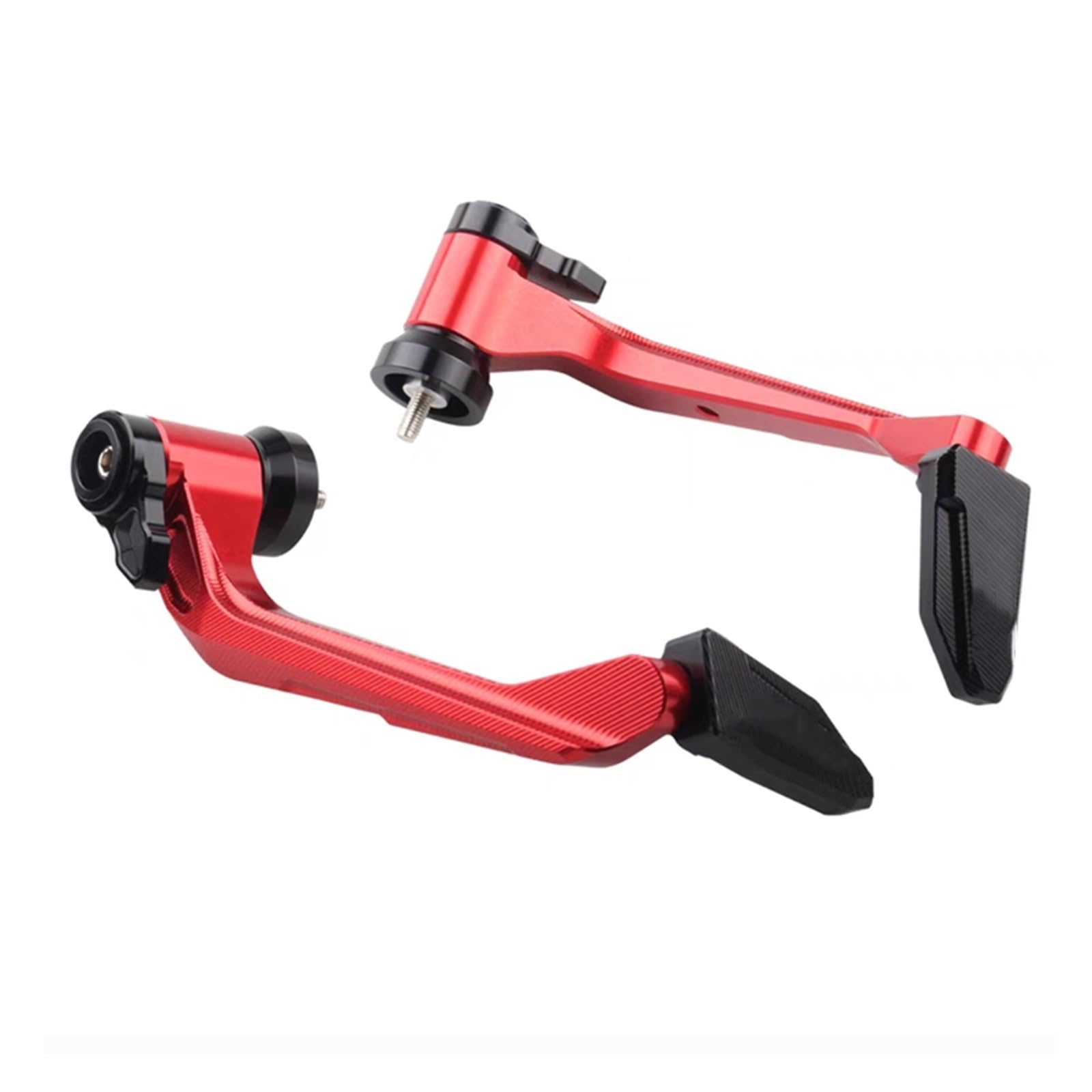 Motorrad Handschützer Für S&uzuki CNC Aluminium Bremskupplungshebelschutz 15-22mm Handschutz Motorrad Handschutz Lenker-Handschutz(Red) von YHYFFSS