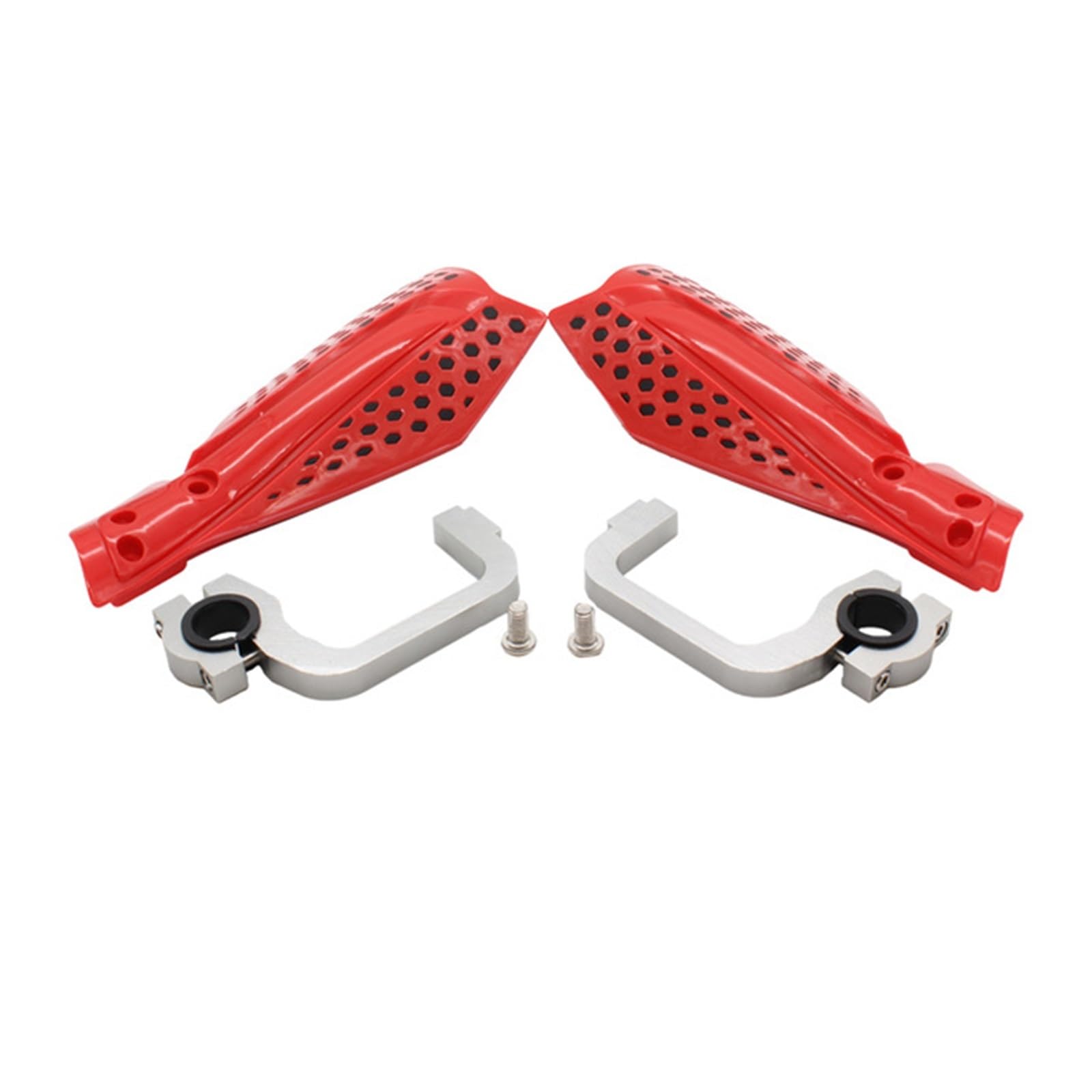 Motorrad Handschützer Für S&uzuki Motorrad Knuckle Schutz 22mm 28mm Handschutz Schutz Pit Bike Hand Guards Motocross Zubehör Lenker-Handschutz(Red) von YHYFFSS