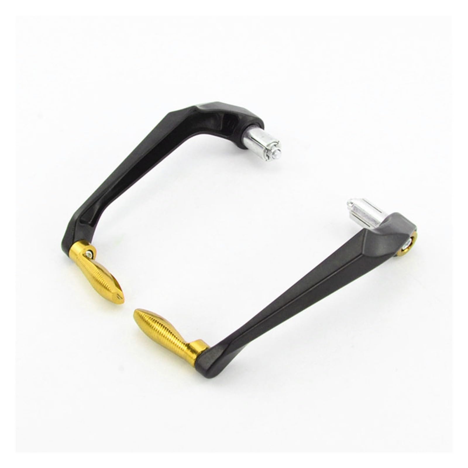 Motorrad Handschützer Motorrad Bremskupplungshebel Schutzfolie Aluminiumlegierung Anti Fall Horn Bremsen Handschutz Bogen Schutzstangen Lenker-Handschutz(Gold) von YHYFFSS