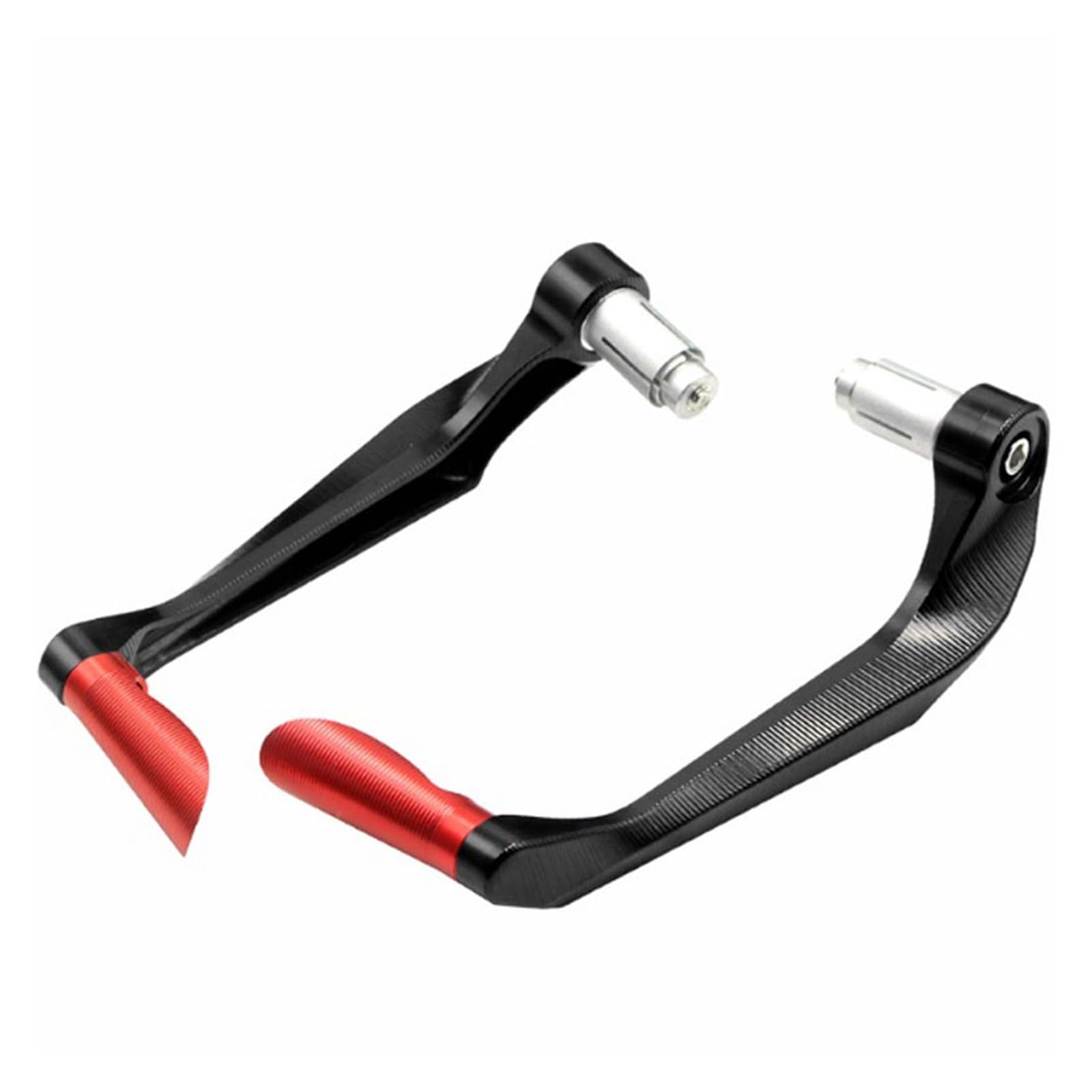 Motorrad Handschützer Motorrad CNC Lenkergriffe Schutz Bremse Kupplungshebel Schutzfolie Für Ya&maha Für F&Azer Für 600 Für 1000 Für FZ6 Lenker-Handschutz(Red) von YHYFFSS