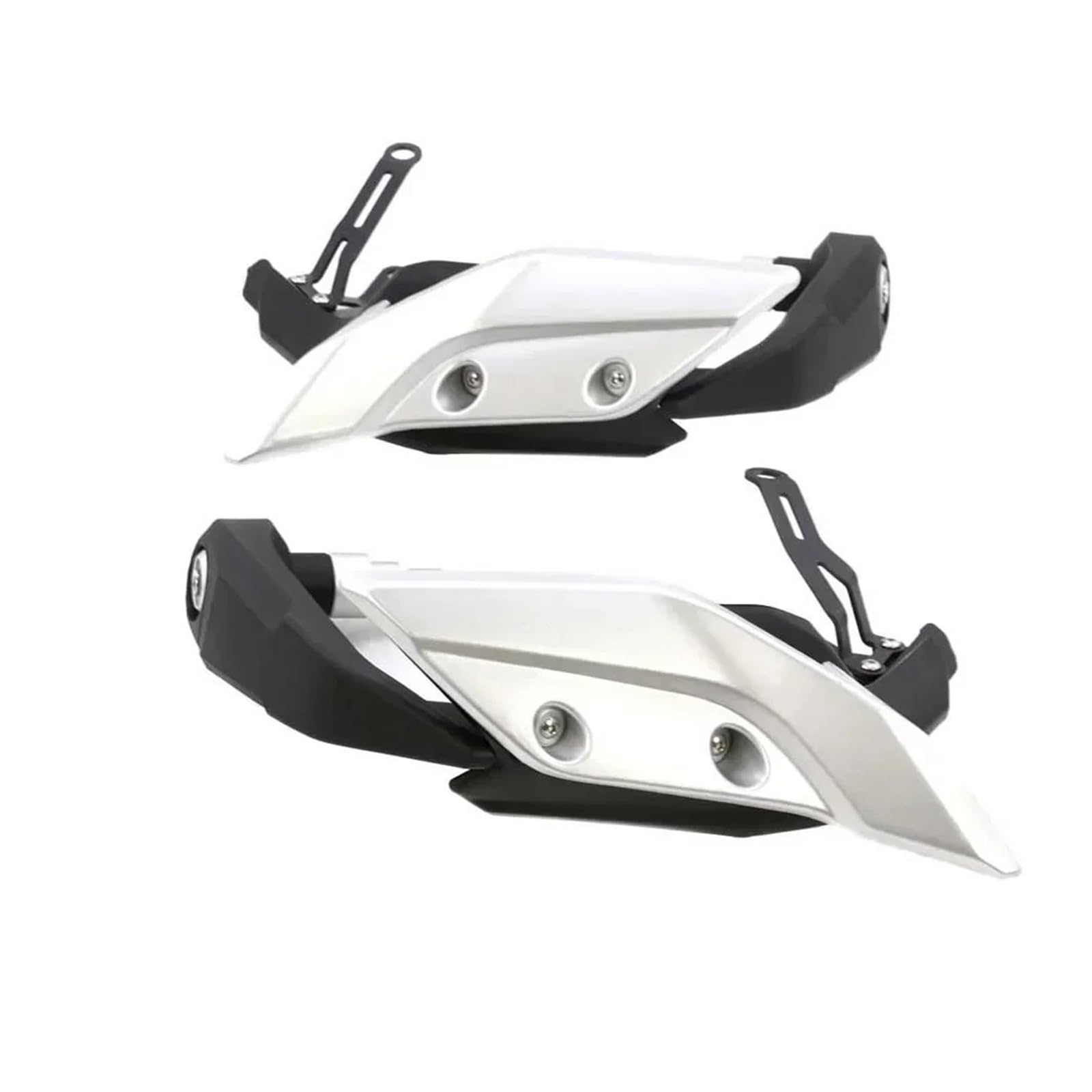 Motorrad Handschützer Motorrad Erweiterte Handschutz Deflektor Handprotektoren Protektoren Windschutzscheibe Für Ya&maha Für MT-09 Lenker-Handschutz(Plata) von YHYFFSS