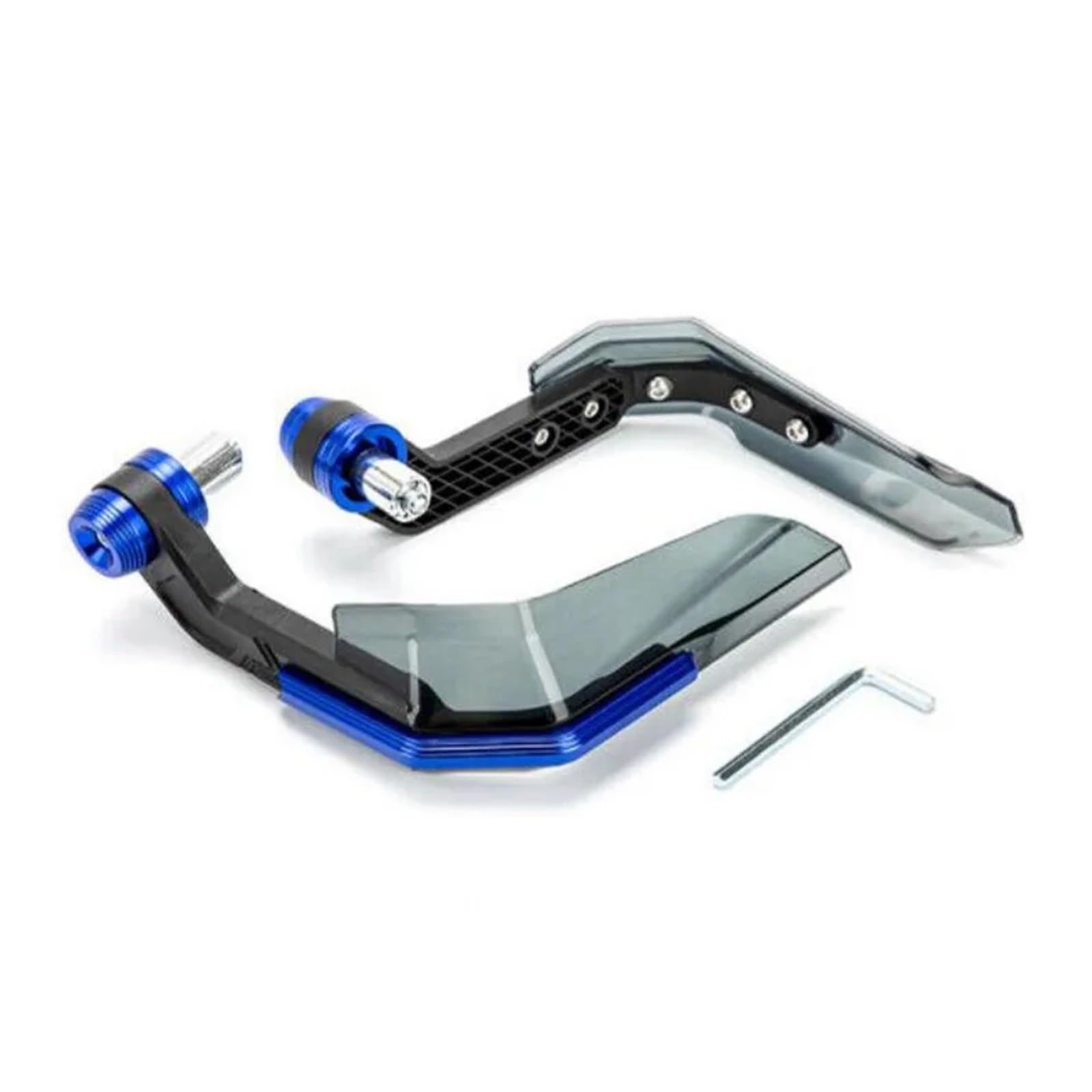 Motorrad Handschützer Motorrad Handprotektoren Schutz Aluminiumlegierung Handprotektoren Bürstenstangenschutz Motorrad Handgriffabdeckungen Lenker-Handschutz(Blue) von YHYFFSS