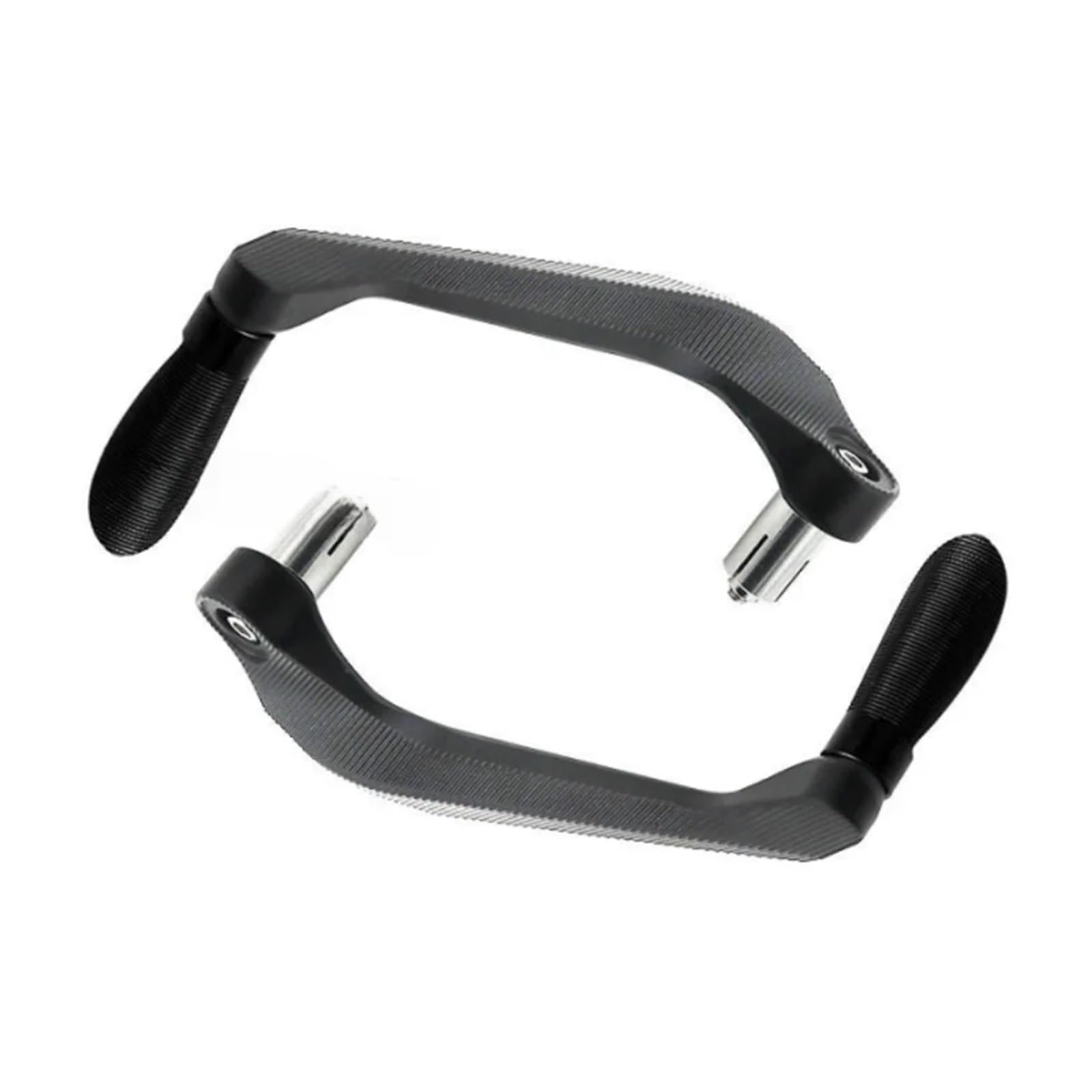 Motorrad Handschützer Motorradzubehör CNC-Aluminiumlegierung Lenker Bremskupplungshebel Handschutz Schutz Handschutz Lenker-Handschutz(5black) von YHYFFSS