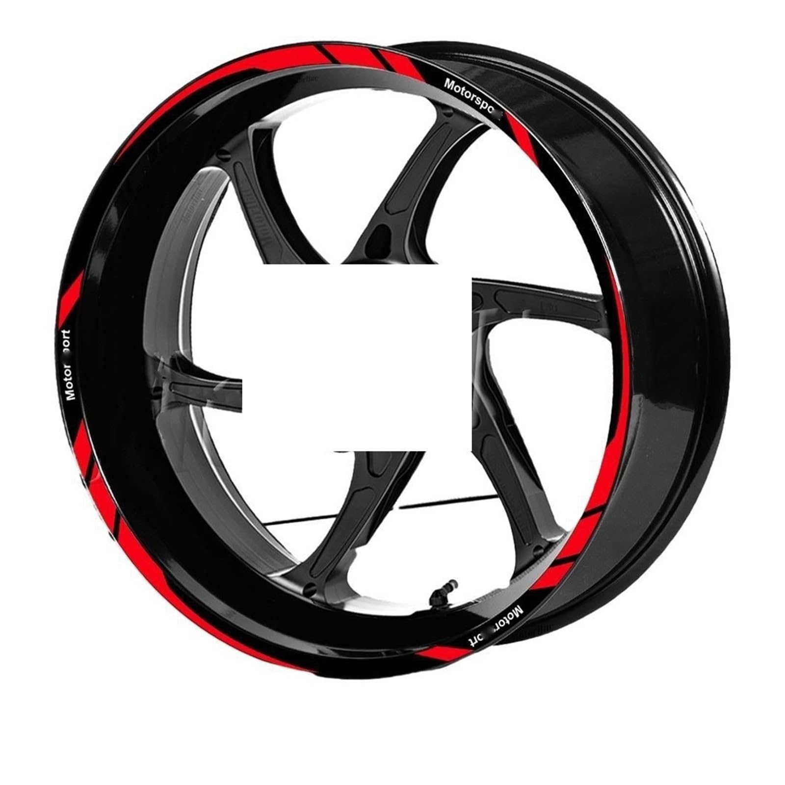 Motorrad Radaufkleber Für S1000XR Für RR F900/800R Für S1000R F900XR Für Neun TR 1200R Für G310R Motorrad Rad Aufkleber 17'' Rim Aufkleber Streifen Band Felgenaufkleber(2) von YHYFFSS