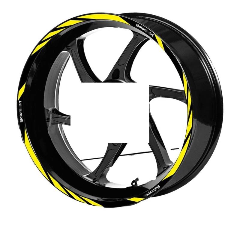 Motorrad Radaufkleber Für S1000XR Für RR F900/800R Für S1000R F900XR Für Neun TR 1200R Für G310R Motorrad Rad Aufkleber 17'' Rim Aufkleber Streifen Band Felgenaufkleber(A-1) von YHYFFSS