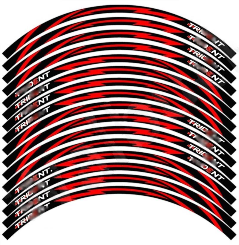 Motorrad Radaufkleber Für Trident 660 Für TRIDENT 660 Motorrad Aufkleber Felge Aufkleber Rad Aufkleber Felgenaufkleber(3) von YHYFFSS