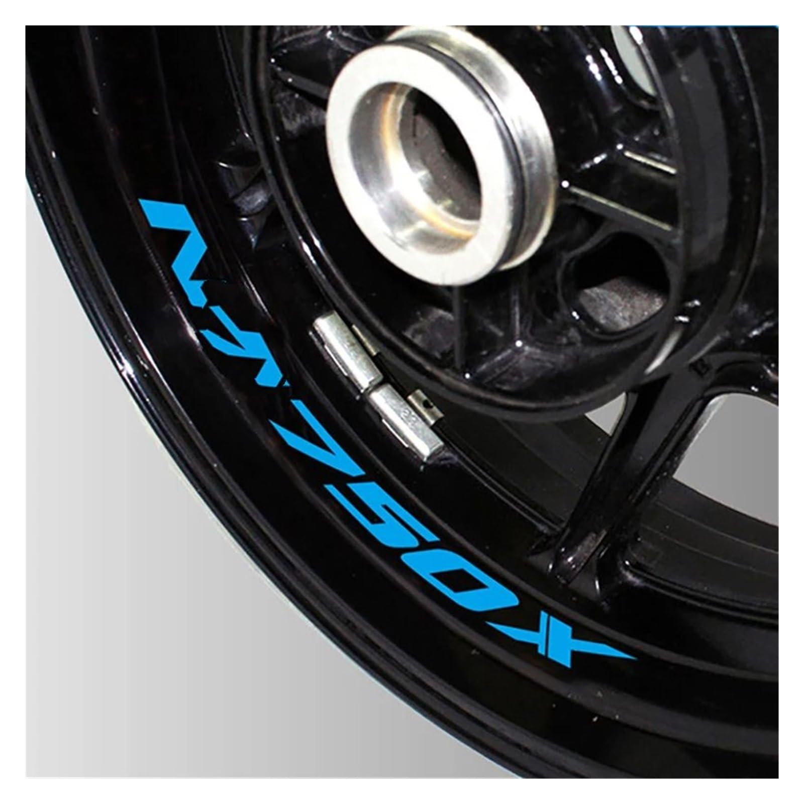 Motorrad Radaufkleber Innenring Radaufkleber Reflektierende Felgenaufkleber Nabenstreifenband Dekoration Emblem Für NC750X Für NC750S Für Nc750x Felgenaufkleber(Multi-colored2) von YHYFFSS