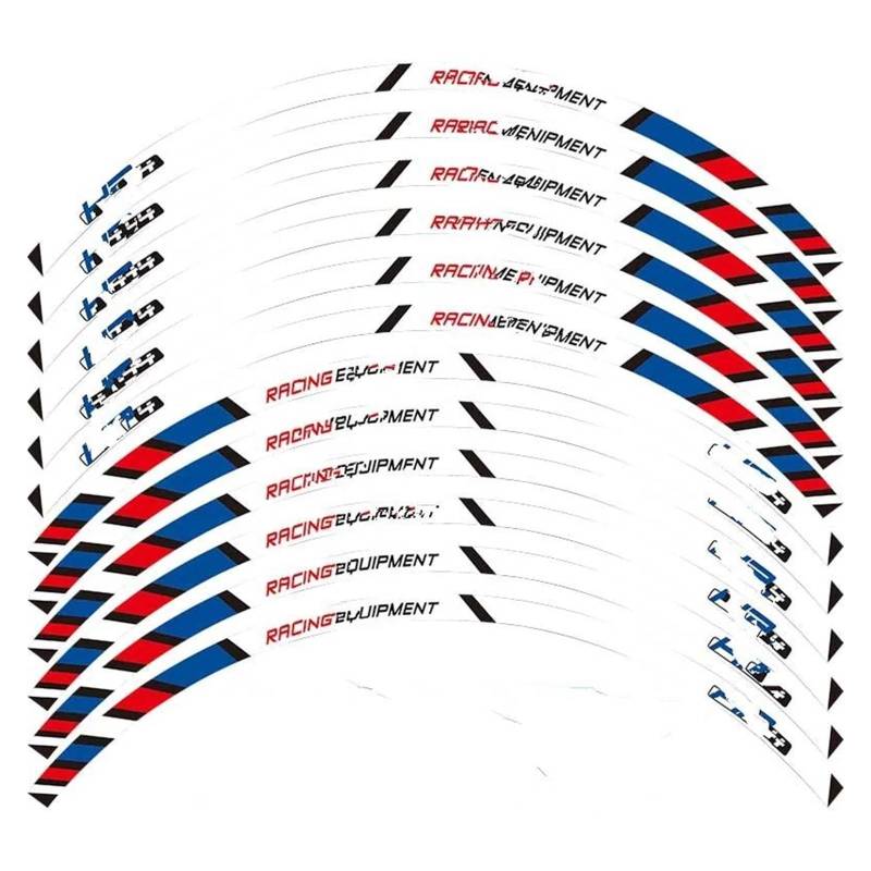 Motorrad Radaufkleber Motorrad Ausrüstung Zubehör Äußere Rad Reifen Felge Dekoration Klebstoff Reflektierende Aufkleber Aufkleber Für HP4 Für Hp 4 Felgenaufkleber(240041) von YHYFFSS