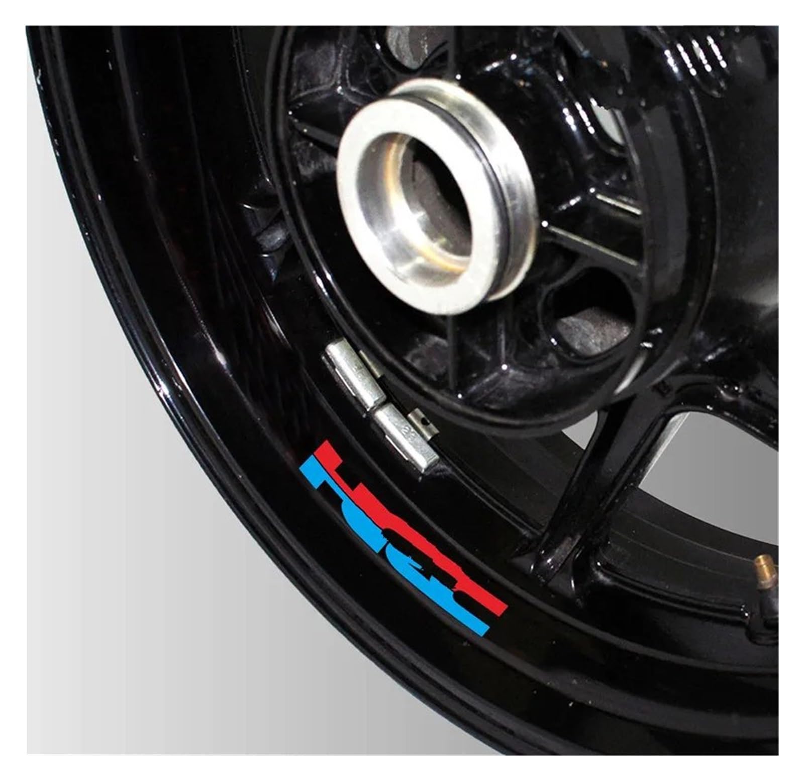 Motorrad Radaufkleber Motorrad Fahrrad Innen Rad Aufkleber Reflektierende Rim Decals Geeignet Für HRC Für Hrc Felgenaufkleber(Multi-colored6) von YHYFFSS