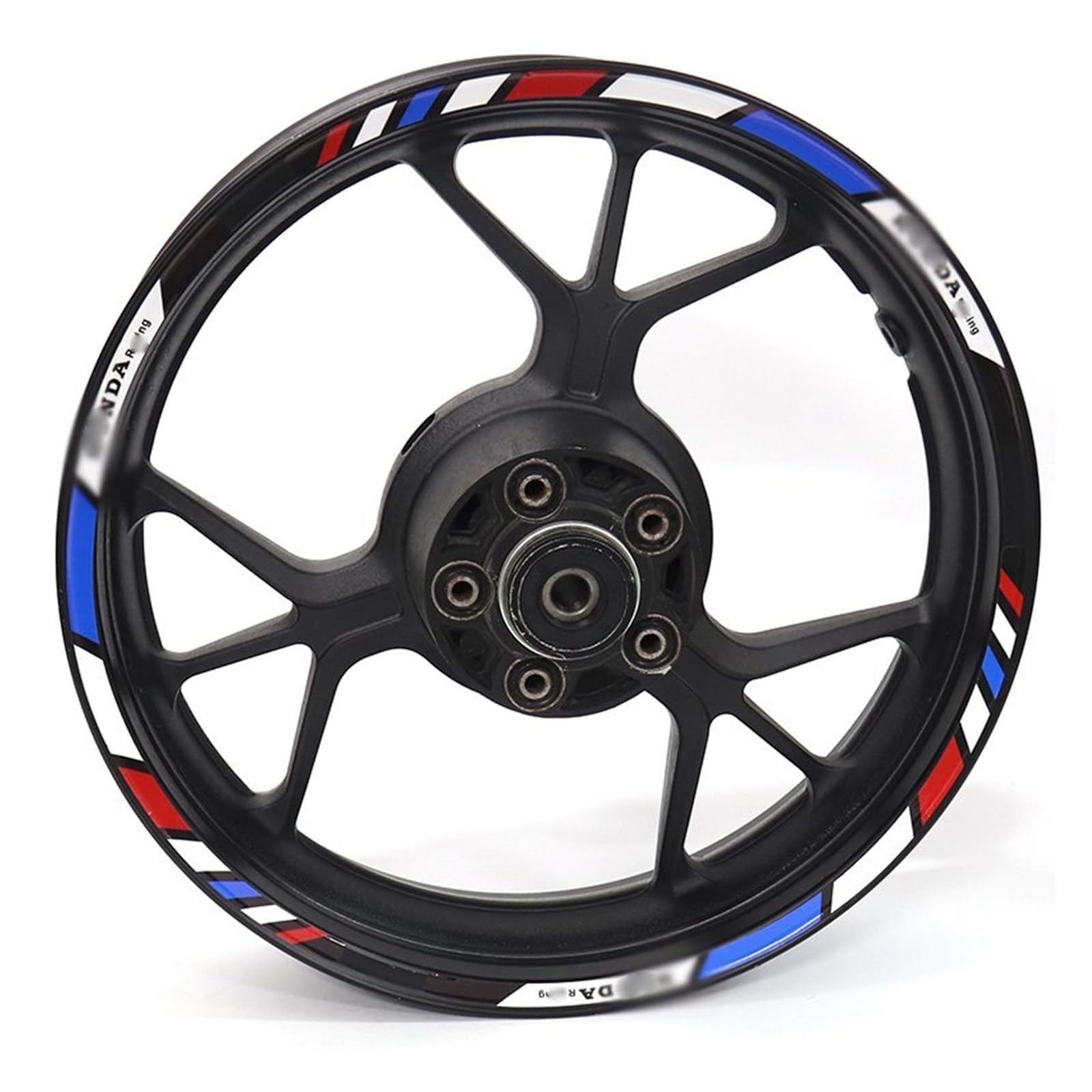 Motorrad Radaufkleber Motorrad Reflektierendes Rad Für CBR 650R Für CBR650RRim Streifen Aufkleber Aufkleber Vorne Hinten Deca Felgenaufkleber(9) von YHYFFSS