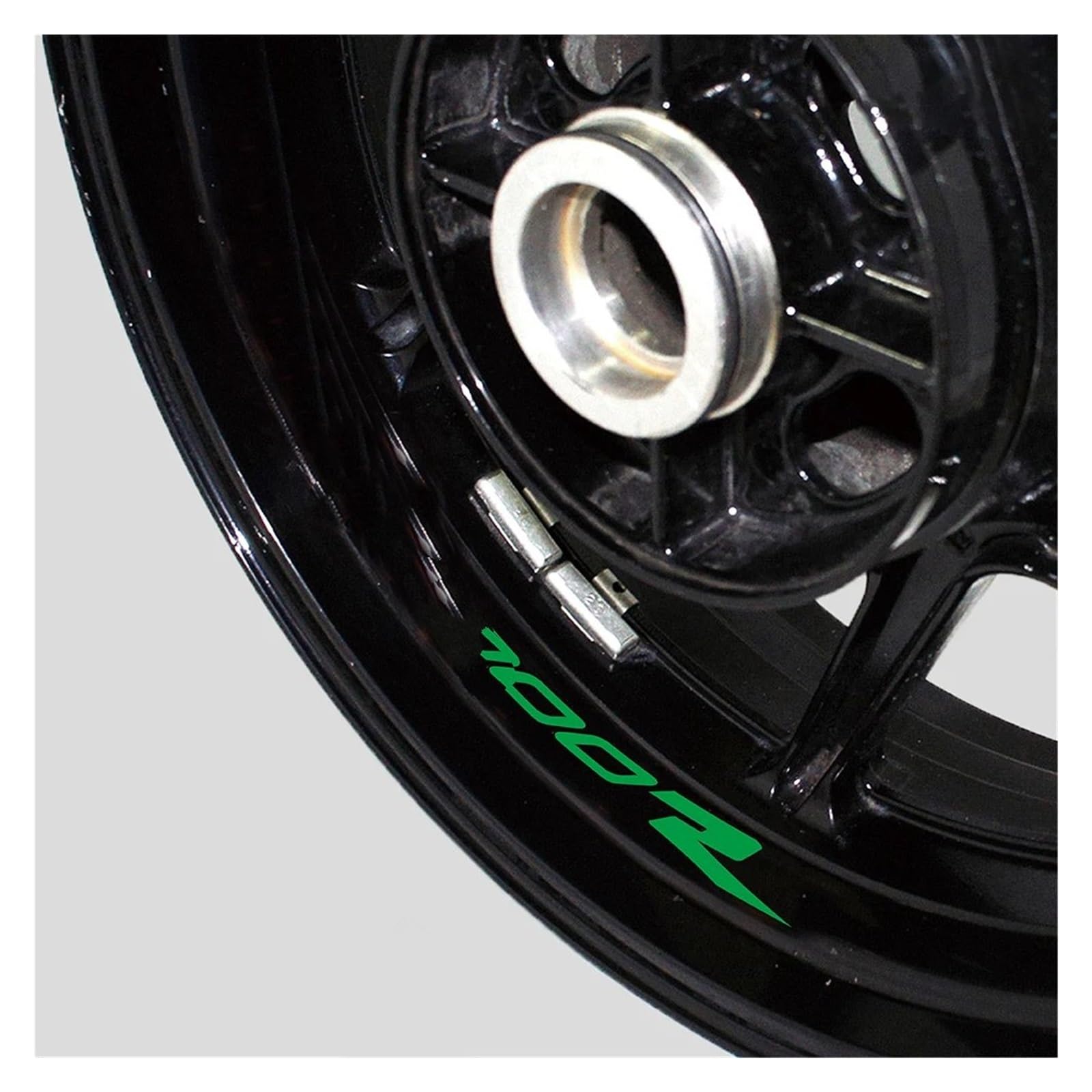 Motorrad Radaufkleber Motorradfelgen-Reifenaufkleber Radinnenring-Aufkleber, Reflektierende Motorraddekoration Für F900R Für F900r Für F 900r Felgenaufkleber(Green) von YHYFFSS