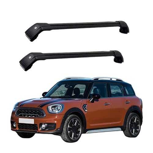 (2Stk) Dachgepäckträger Dachträger für Countryman F60 2017-2023 Aluminium Dachträger Querstangen Gepäckträger,B von YIANKWY