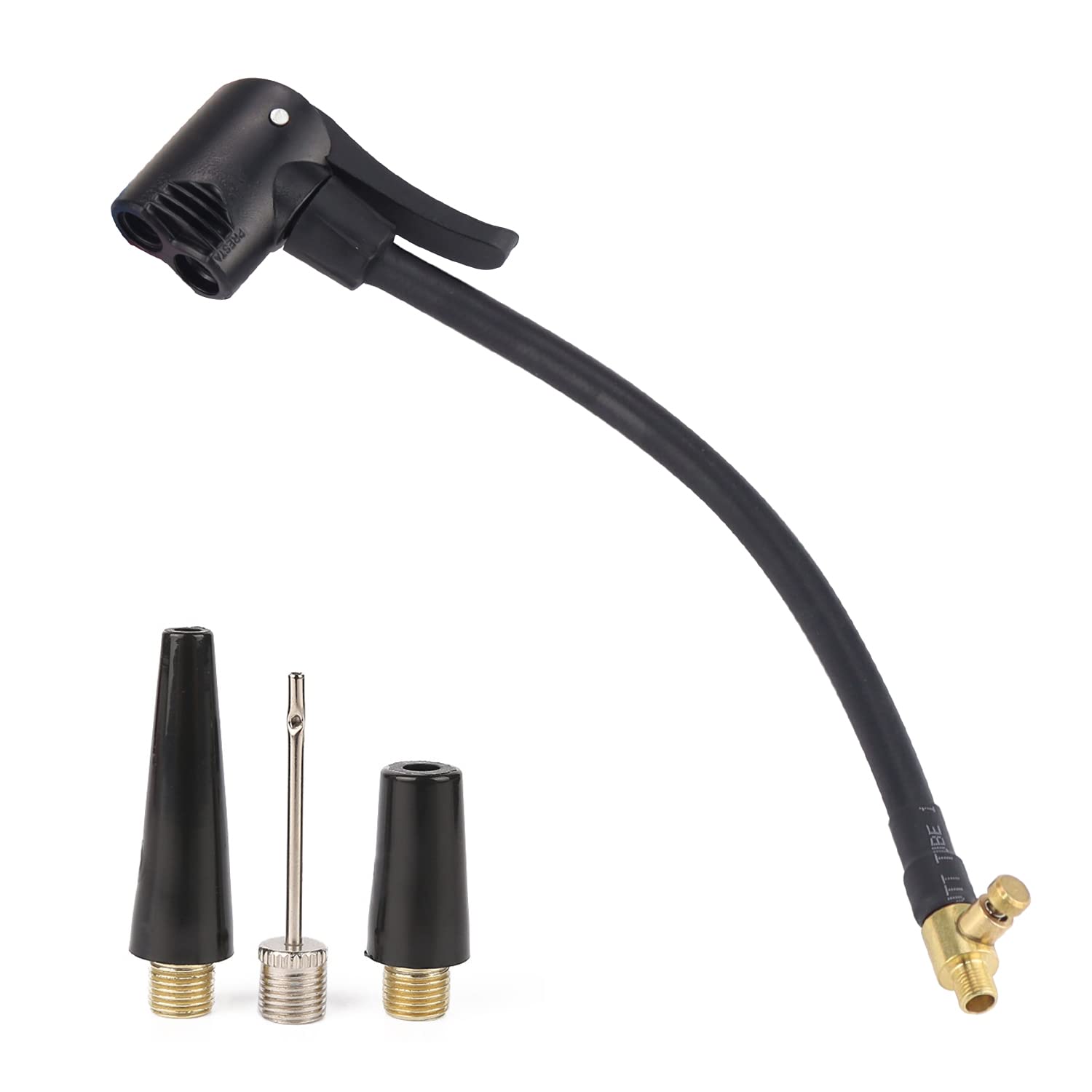 YICH Autoventil Hebelstecker Autoventil Adapter Auto Ventilstecker Ventiladapter Momentstecker Messing Reifenfüllnippel mit Ventilgewinde für Auto Fahrrad Motorrad Reifenfüller von YICH