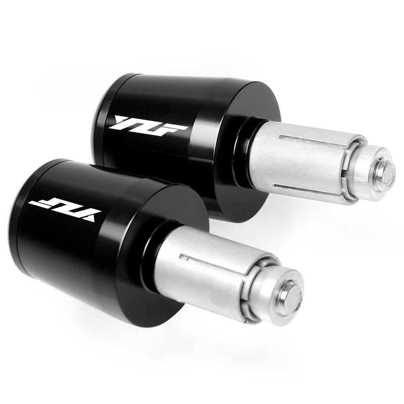 YIEBA 22mm 7/8" Motorrad Hand Endkappen für YZF R1 R6 R125 R65 R3 600R Schwarz von YIEBA