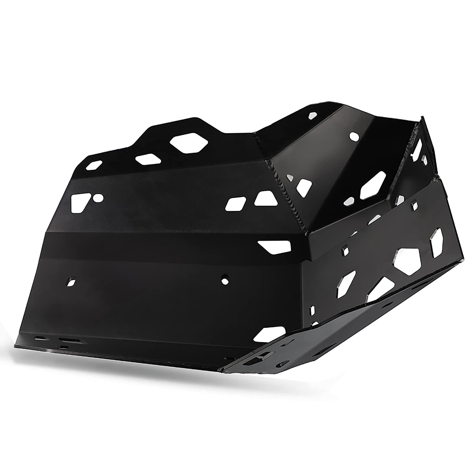 YIEBA Motorrad Aluminium Zubehör für Schutzabdeckungen für Skid Plate Bash Frame Guard Für 390 Adventure ADV 2019 2020 2021 390Adventure 390ADV (Schwarz) von YIEBA