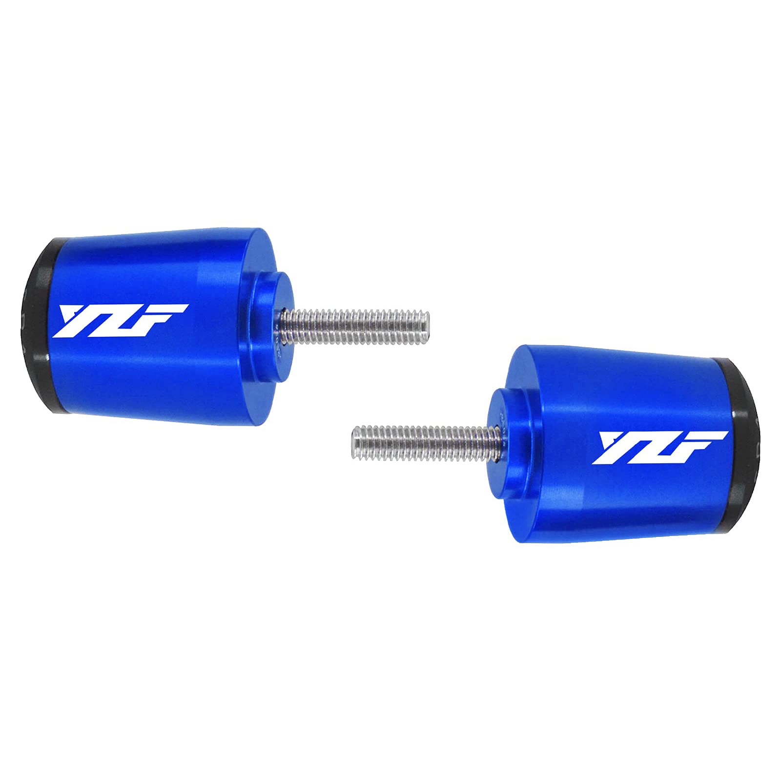 YIEBA Motorrad Racing Griffe Lenkerenden Handgriff Grip Cap Slider für Yamaha YZF-R1 YZF-R1M 2015-2021 / YZF-R6 2017-2020 (Blau) von YIEBA