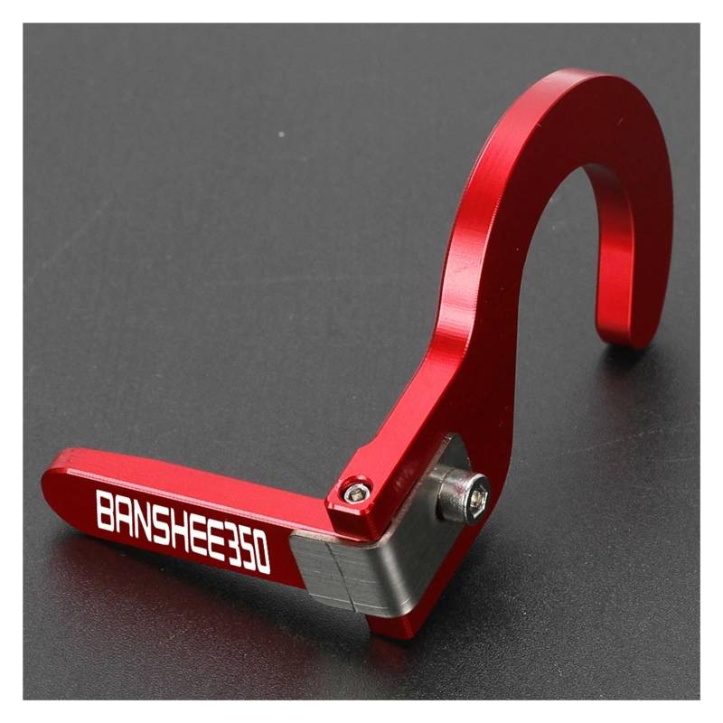 Lenkerhupenknopf FÜR Banshee 350 BANSHEE 350 2002 2003 2004 2005 2006 Motorrad Schalter Taste Abdeckung Horn Taste Shell Verlängerung Halterung(Red with logo) von YIESANS