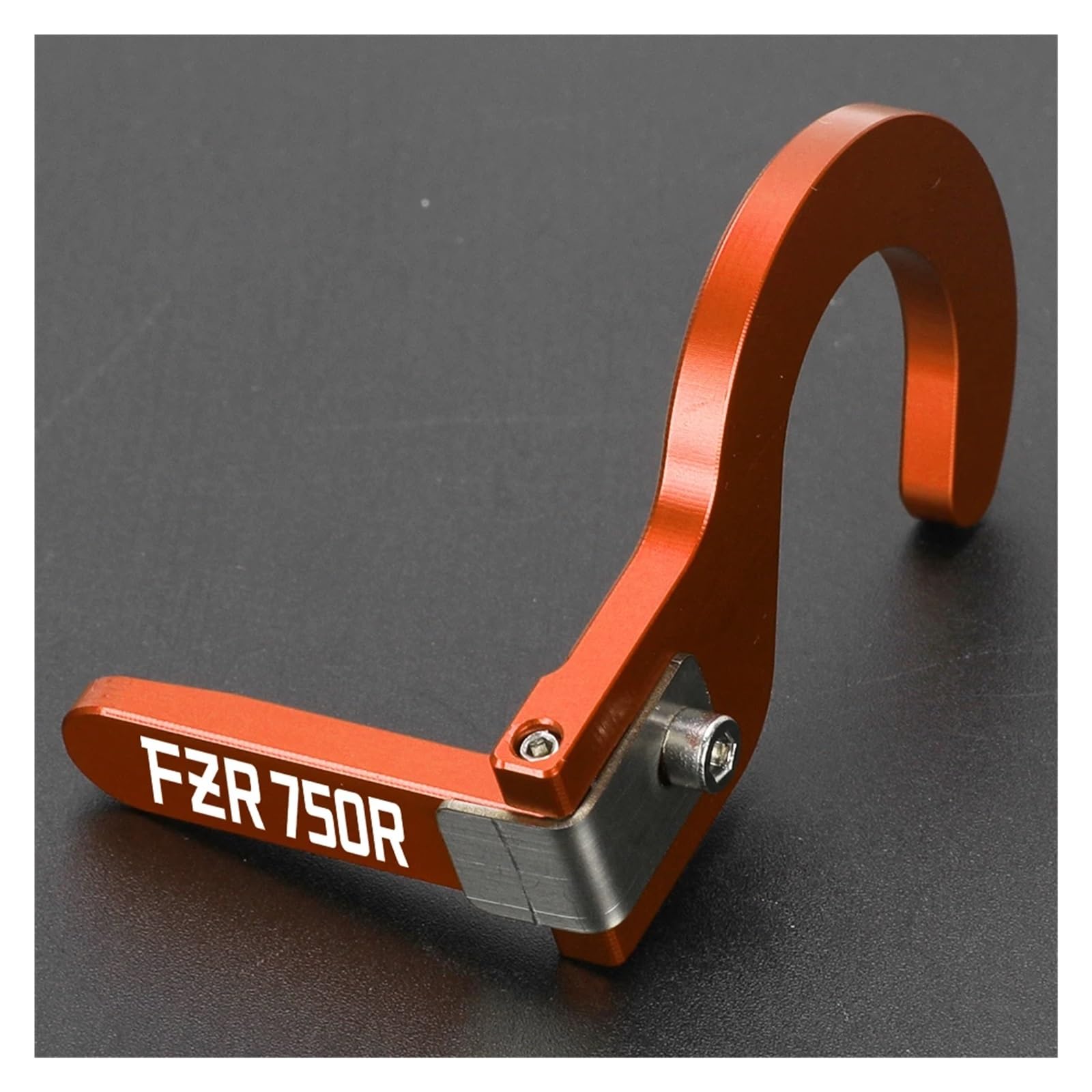 Lenkerhupenknopf Für FZR750R GENESIS 1987-1998 1988 1989 1990 1991 1992 1993 FZR 750 R Horn Schalter Taste Shell Verlängerung Halterung Teile(Orange-with logo) von YIESANS