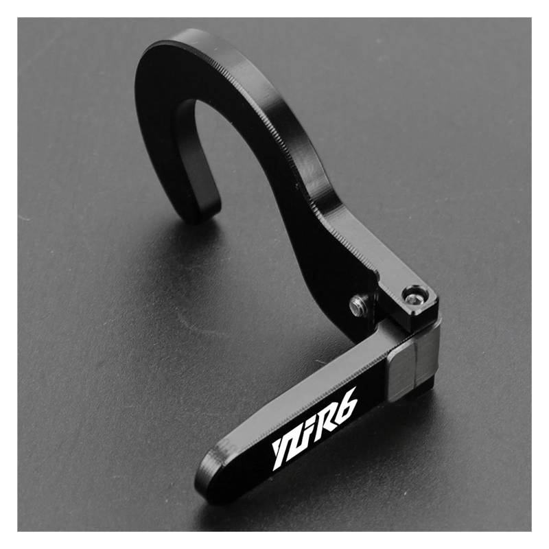 Lenkerhupenknopf Für YZFR6 YZF-R6 YZF R6 1999 2000 2001 2002 2003 2004 2005 Motorrad Horn Schalter Taste Shell Verlängerung Halterung Teile(Black-with logo) von YIESANS