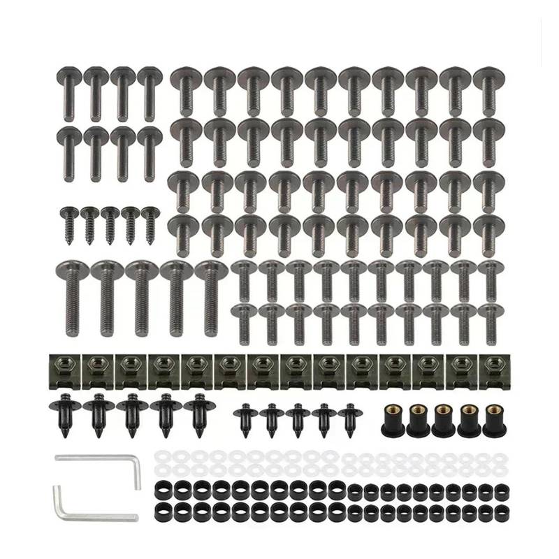 Motorrad Schrauben Set Für TE449 TE450 TE510 TE511 TE610 TE630 TC449 TC450 TC510 TC50 Motorradzubehör Verkleidungsschraubensatz Schraubensatz(S) von YIESANS