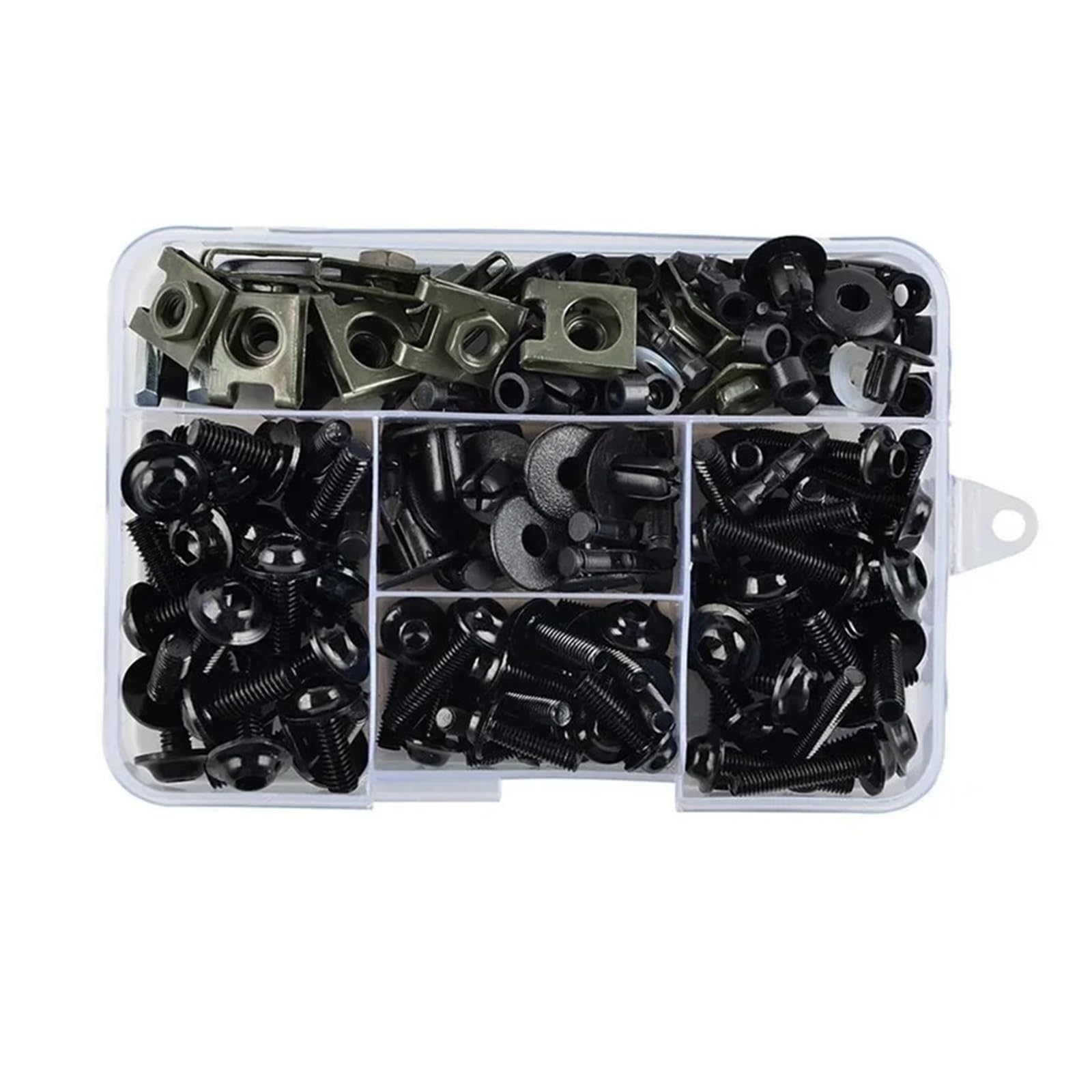 Motorrad Schrauben Set Für Tenere 7 T700 XTZ700 XTZ 700 Tracer 9 9gt 900 GT 195Pcs Motorrad Verkleidung M5 M6 Aluminium Schrauben Schrauben Kit Mutter Clips(A) von YIESANS