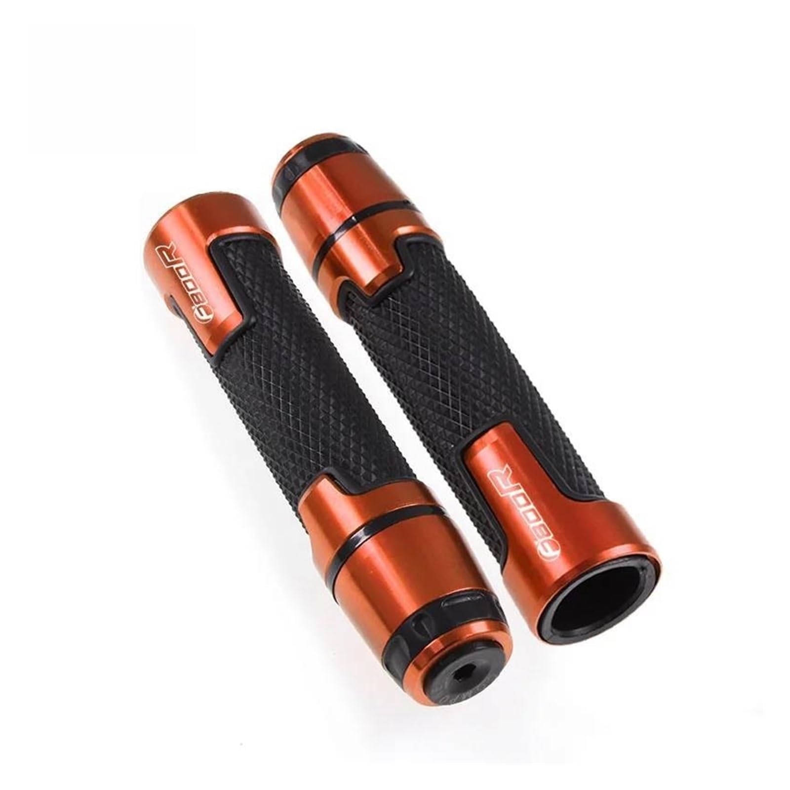 Motorradgriffe Handgriff Gasgriff Für F800R F 800R 2013-2021 2018 2019 7/8'' 22 Mm Motorradknöpfe Anti-Rutsch-Griffenden Griffe Lenker Handlenker(Orange) von YIESANS