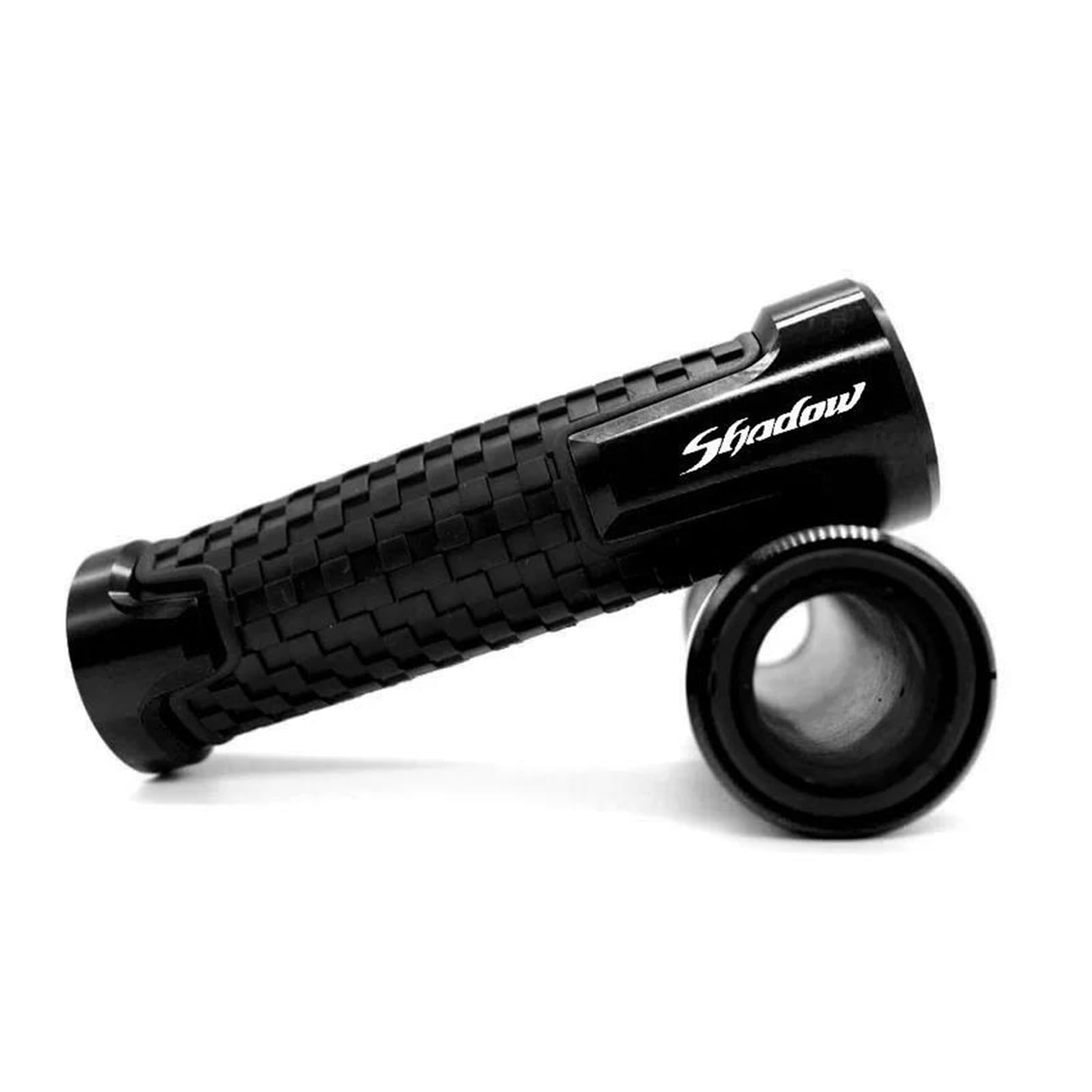 Motorradgriffe Handgriff Gasgriff Für Hon@&da Shadow VT 400 600 750 1100 VT400 VT600 13 Motorradzubehör 7/8'' 22MM CNC-Lenkergriffe Griffgriff Lenker(Black) von YIESANS