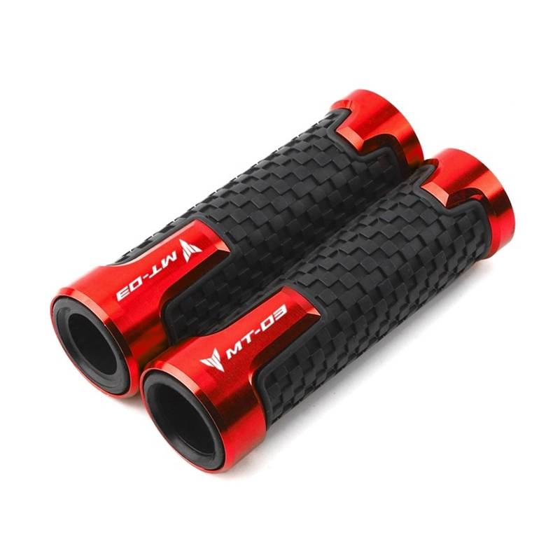 Motorradgriffe Handgriff Gasgriff Für MT03 MT-03 MT 03 Zubehör 7/8 "22mm Universal Motorrad Griff Lenker Hand Bar Grip(CC) von YIESANS