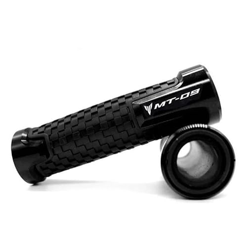 Motorradgriffe Handgriff Gasgriff Für MT03 MT-03 MT07 MT-07 MT09 MT-09 MT 03 07 09 7/8" Motorradlenker Motorrad 22mm Dirtbike Handgriffe Lenker(Black) von YIESANS