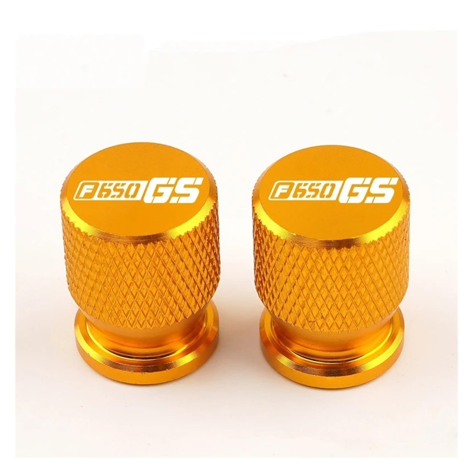 reifenventilkappen Für F650GS/Dakar F 650 F650 GS 2000-2013 Motorrad CNC Rad Reifen Teile Ventil Stem Caps Abdeckung(Yellow) von YIESANS