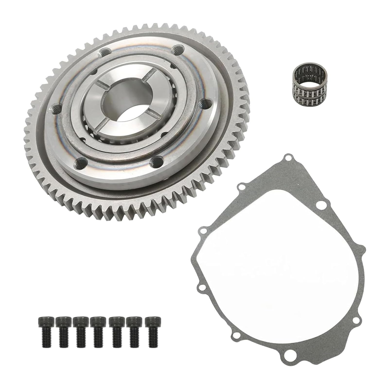 YIGZYCN 1UY-15590-01-00 1UY-15517-01-00 Starterkupplung Und Dichtungskupplung Einweglager Zahnrad Leerlaufsatz Für 350 93310-225N0-00 von YIGZYCN