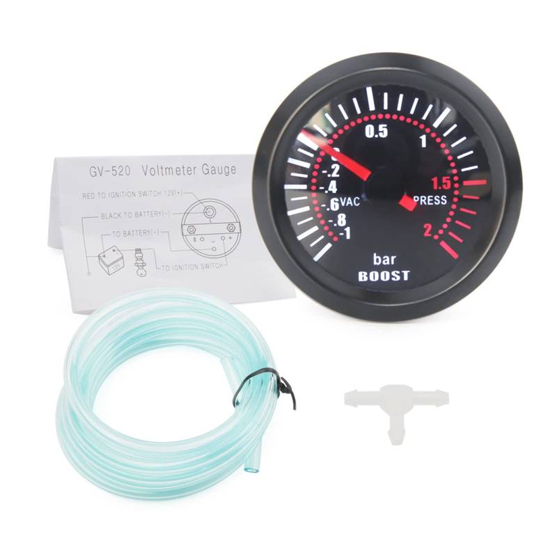 YIGZYCN Auto Digitalanzeige 52mm Öldruck Öl Wassertemperaturanzeige Voltmeter Drehzahlmesser Drehzahlmesser von YIGZYCN