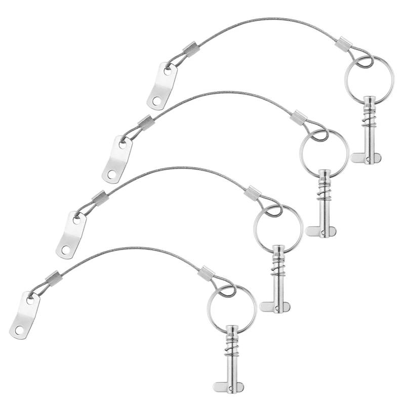 YIGZYCN Hochleistungs Edelstahl Deckscharnierstifte Stärke Edelstahl Schnellspannstifte 316 Marine Hardware Für Boot Bimini Deckscharniere von YIGZYCN