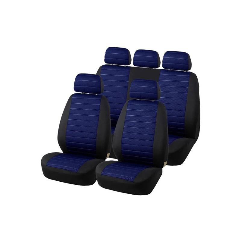 YIJIAVSX Auto-Sitzbezüge 4PCS/9PCS Autositzbezug Sitzbezug Universal Autoinnenräume Universal Autositzbezüge Komplettset Rücksitzbezüge(9pcs) von YIJIAVSX