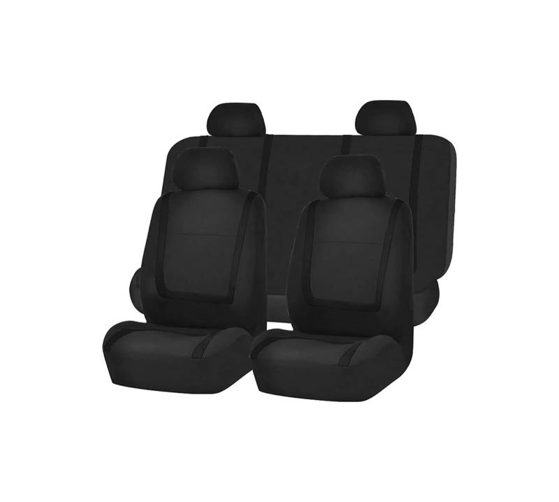 YIJIAVSX Auto-Sitzbezüge 9-teiliges Universal-Autositzschutz-Auto-Dekorationsset Autositzbezüge Autositz-Schutzbezug-Kissen Rücksitzbezüge(2) von YIJIAVSX