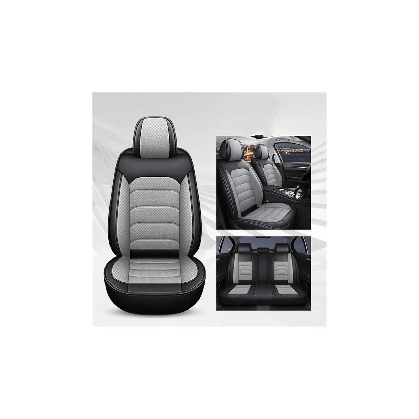 YIJIAVSX Auto-Sitzbezüge Auto-Innenzubehör, Universeller Autositzbezug Für B&MW X5 E87 X1 X2 X3 X4 X6 X7 M3 M4 M5 Rücksitzbezüge(10) von YIJIAVSX