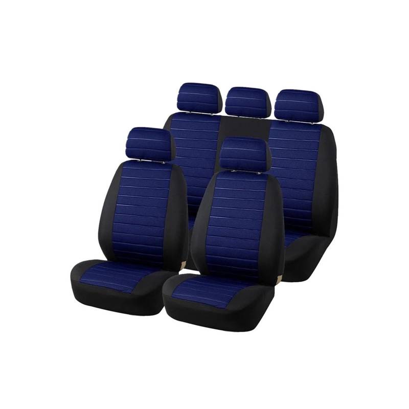 YIJIAVSX Auto-Sitzbezüge Auto-Sitzkissenbezüge Komplettes Set Autositzbezug Universelle Auto-Innenausstattung Verschleißfester Sitzschutzbezug Rücksitzbezüge(Full set) von YIJIAVSX