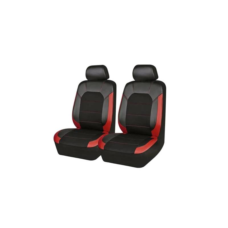 YIJIAVSX Auto-Sitzbezüge Für Citroen C2 C3 C4 Für Kaktus C5 C4 Für Picasso C6 DS3 DS4 DS5 Auto Sitzbezüge Set Protector Pad Rücksitzbezüge(2Seats-red) von YIJIAVSX