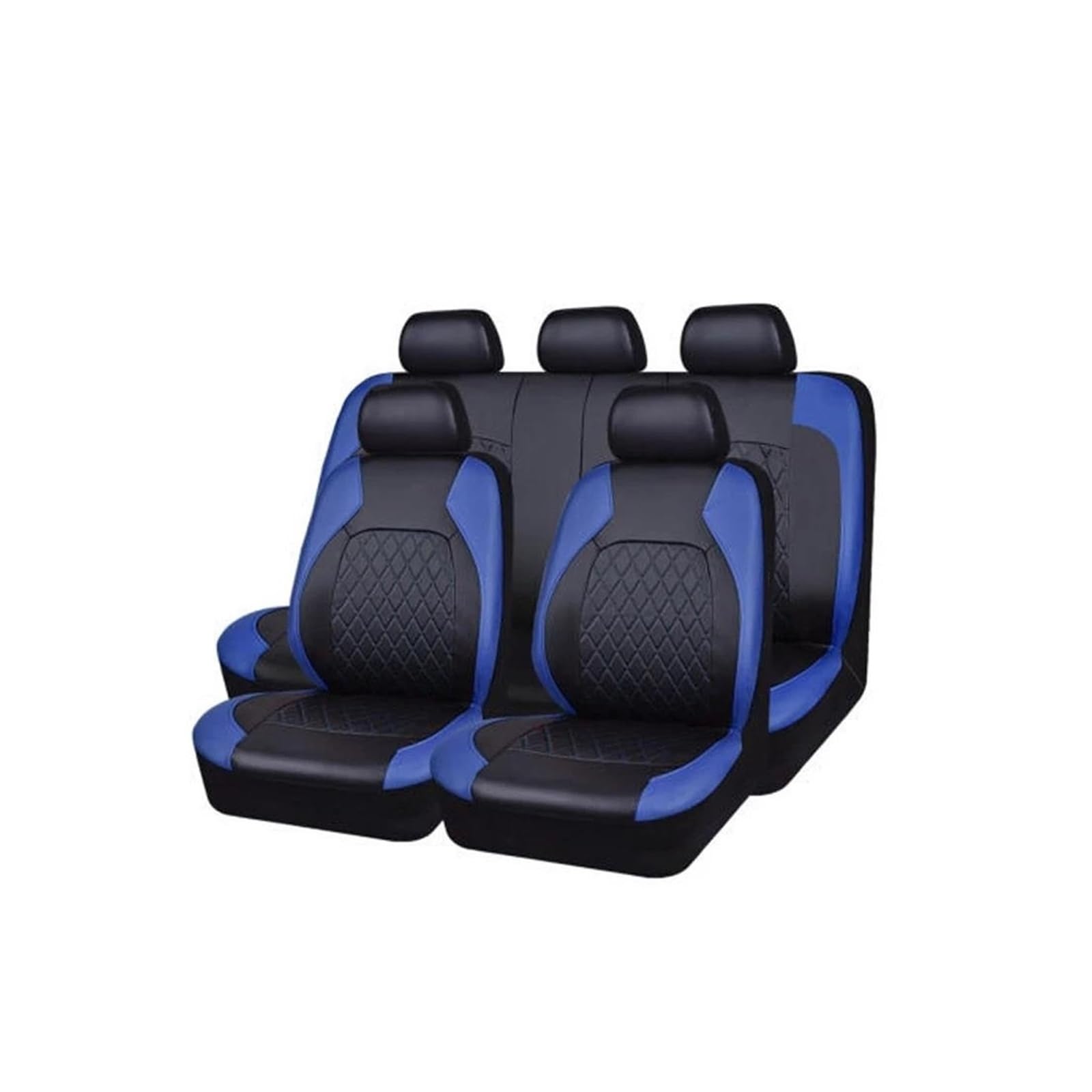 YIJIAVSX Auto-Sitzbezüge Full Surround Auto Zubehör Protektoren Kissen Auto Sitzbezug Für A-udi A1 A4 A5 Für Sportback A6 C5 Rücksitzbezüge(B 5pcs) von YIJIAVSX