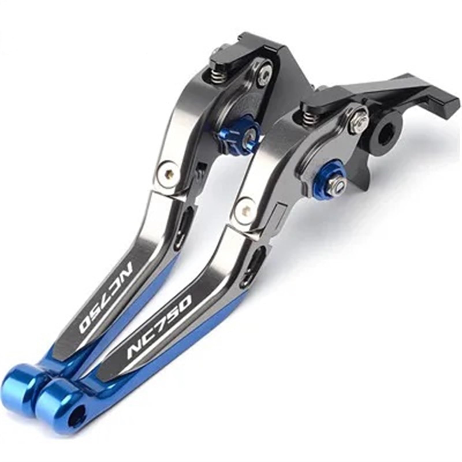 YIJIEBAO CNC Klappbare Ausziehbare Motorrad Bremskupplungshebel Passend for NC 750S NC750X NC 750X 2014 2015 Mode-Accessoires Motorradbremskupplung(Titanium-Blue) von YIJIEBAO