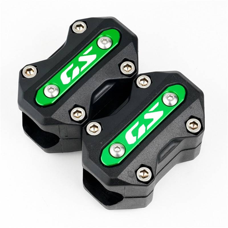 YIJIEBAO Fit for BMW R1300GS R1300 GS R 1300 GS 2023 2024 Motorrad 22mm/25mm/28mm stoßstange Schutz Motor Schutz Block Zubehör Crashsicheres Zubehör (Size : Green) von YIJIEBAO