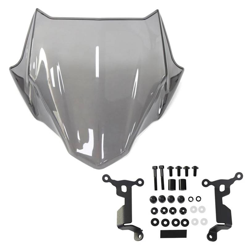 YIJIEBAO Fit for CB750 CB 750 Hornet 2023 2024 Motorrad Touring Windschutzscheibe Windschutz Windabweiser Viser Visier Scheinwerfer Motorrad(Light Gray) von YIJIEBAO