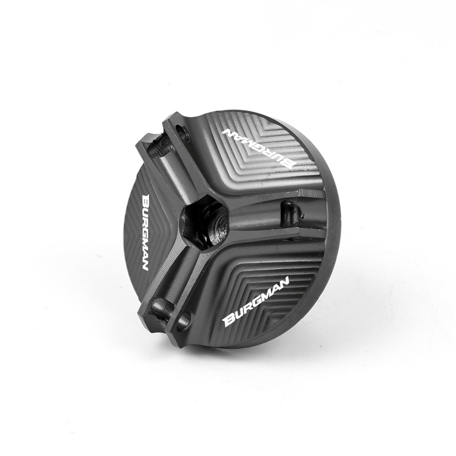 YIJIEBAO Fit for Suzuki BURGMAN650 AN650 Burgman 650 2013-2024 Motorrad Zubehör Vorne Hinten Brems Flüssigkeit Reservoir Abdeckung Motor öl Kappe Zubehör(Oil Cap Black) von YIJIEBAO