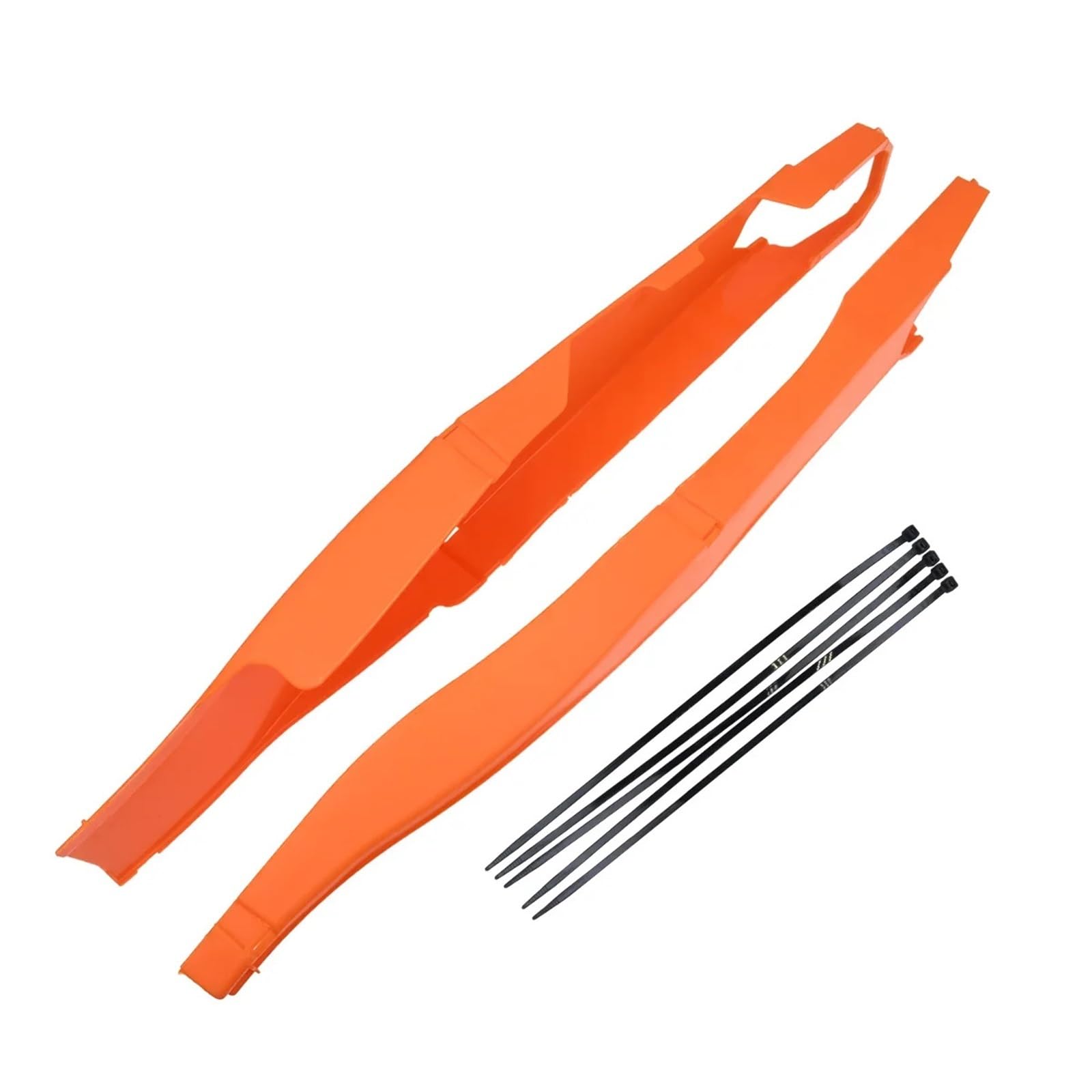 YIJIEBAO Fit for XC-W300 EXC500 XCF-W250 XCW 250 300 XC-W TPI Sechs Tage 2023 Motorrad Schwinge Schwinge Schutz Schutz Abdeckung universal Schwingenkettenschieber(Orange) von YIJIEBAO