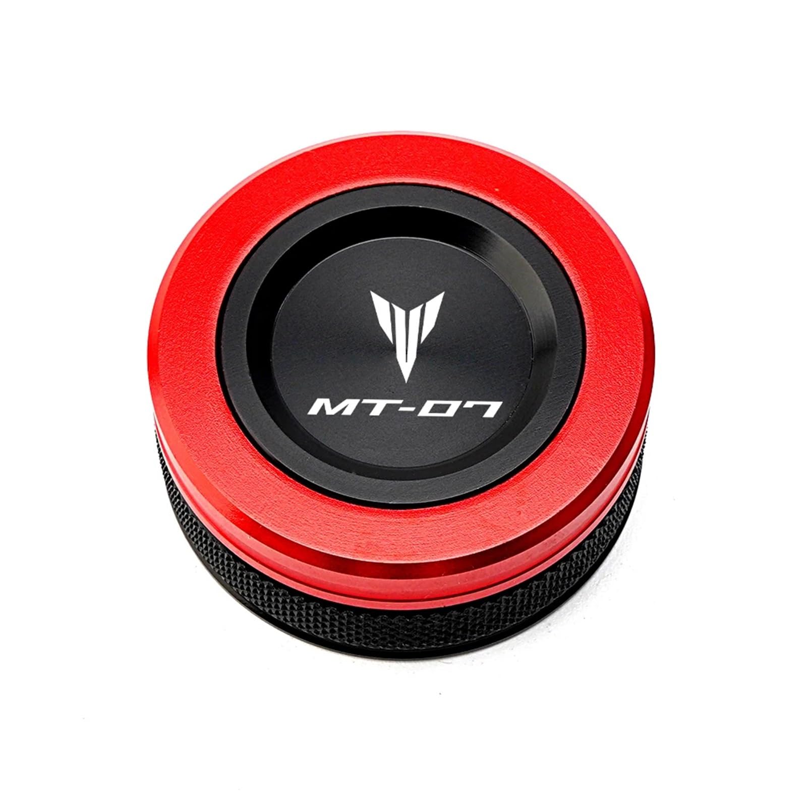 YIJIEBAO Fit for Yamaha MT 07 MT07 Tracer MT-07 2014-2021 2022 Motorrad Vorne und Hinten Brems Flüssigkeit Reservoir Kappe Öl Zylinder Abdeckung Zubehör(1pcs Rear Red) von YIJIEBAO